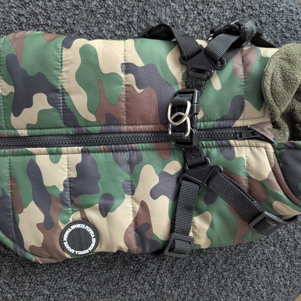 Puppia Dog Jacket - Camouflage - Size Medium